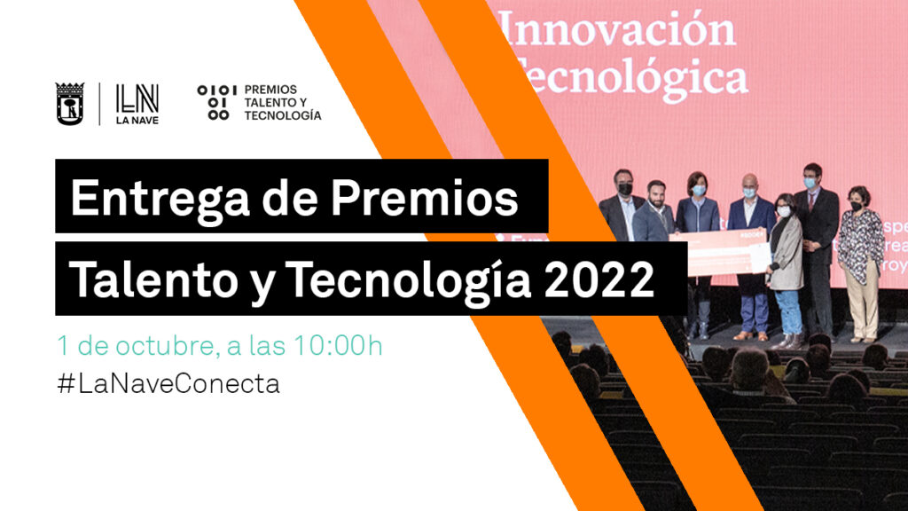 articulo-Entrega-de-Premios-Talento-y-Tecnología-2022 Award ceremony poster with a photo of some winners