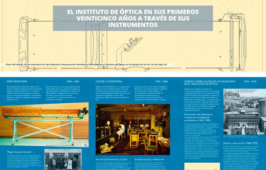 Presentation of the Exhibition: “The beginnings of the Institute of Optics ‘Daza de Valdés’