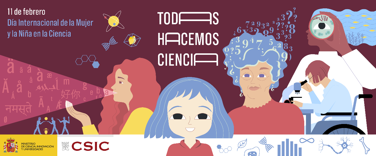 Todas hacemos ciencia. 11 de febrero. Día Internacional de la Mujer y la Niña en la Ciencia