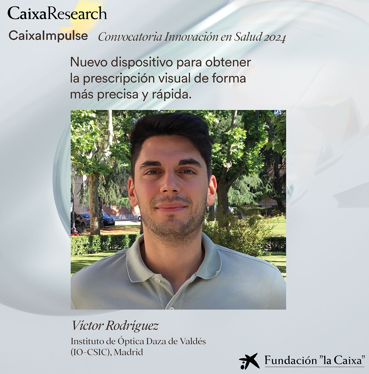 The SureVision research project has been awarded a Caixa Impulse innovation project, worth €500,000