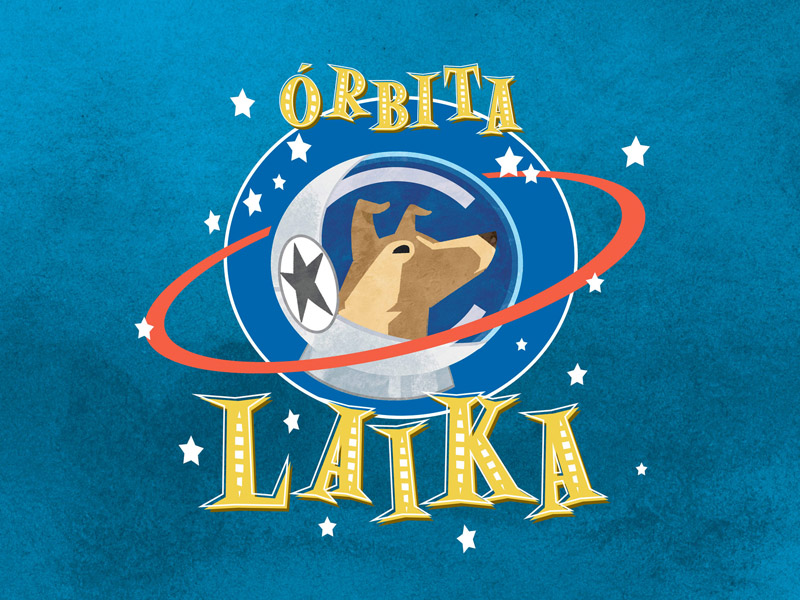 ORBITA-LAIKA A dog with an astronaut helmet